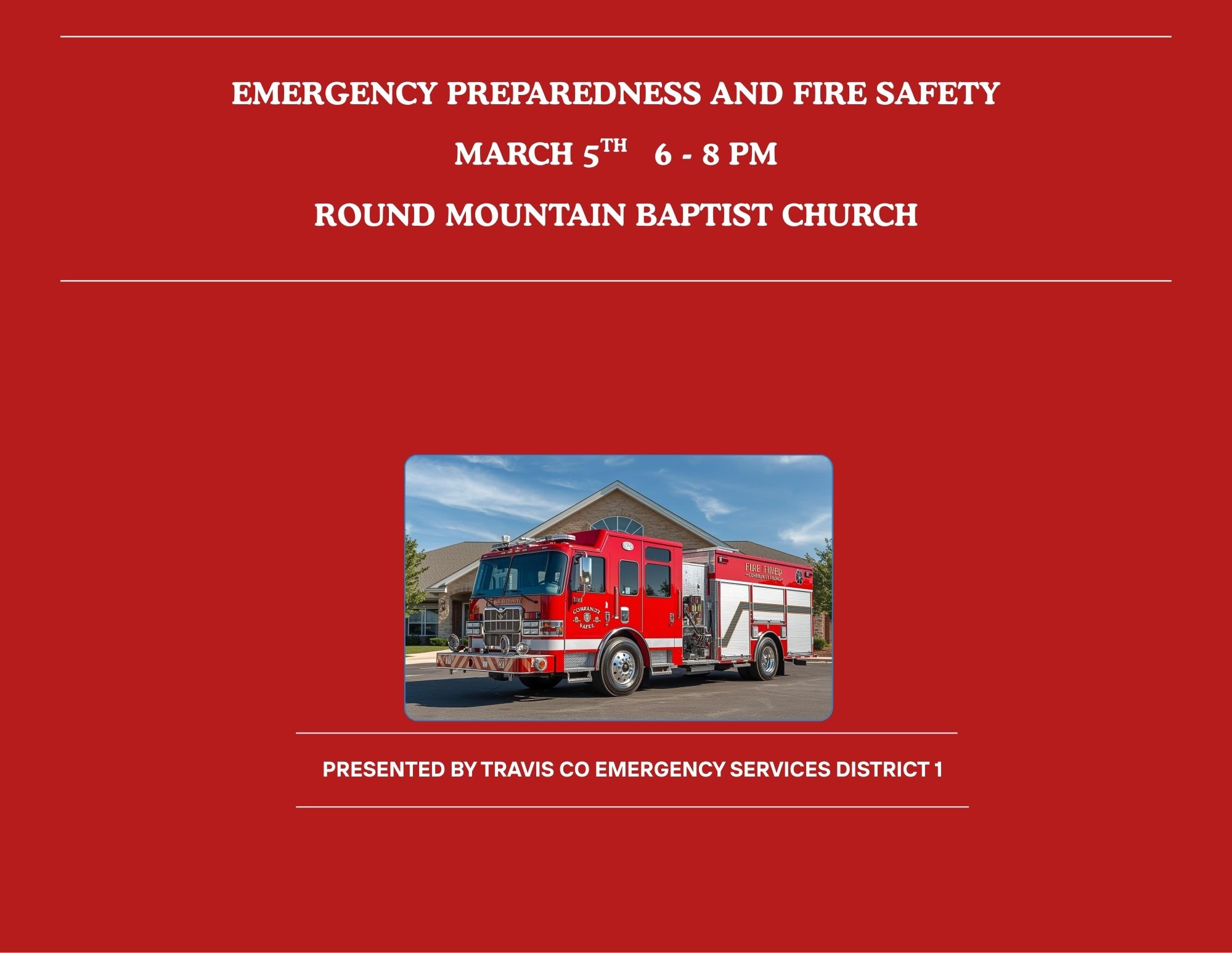 Poster - Thursday, March 5th (11 x 8.5 in)